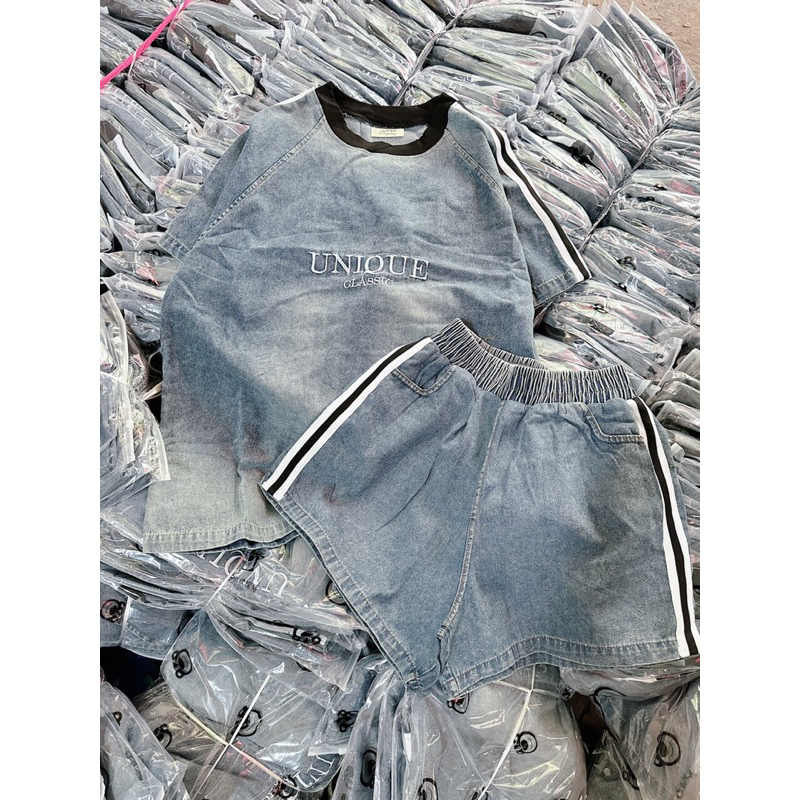 ( SẴN HCM ) SET JEAN PHỐI VIỀN UNIQUE