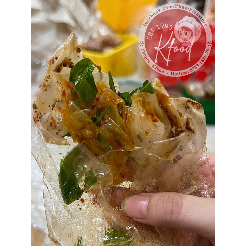 BỊCH BÁNH TRÁNG PHƠI SƯƠNG MUỐI CHAY KFOOD