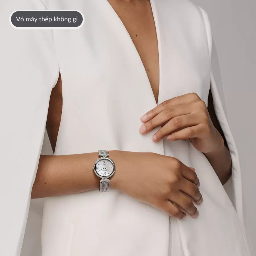 Đồng hồ nữ Candino C4611/1 chống nước 5 ATM, dây thép đeo tay cao cấp, mặt kính Sapphire sang trọng, chính hãng
