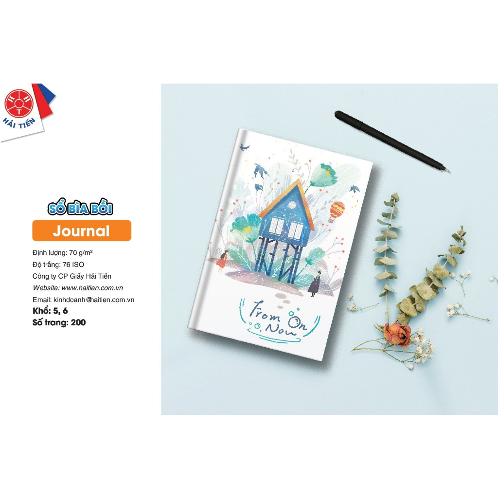 HẢI TIẾN Sổ bìa bồi Journal 5 - Hải Tiến