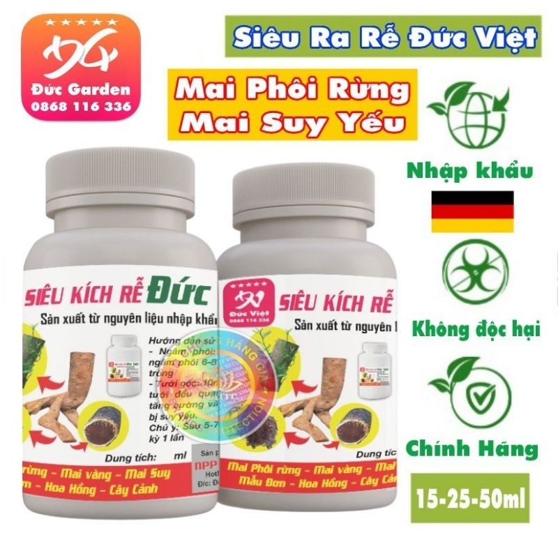 Siêu Kích Rễ Đức Việt Chuyên Mai phôi rừng, mai vàng, mai suy