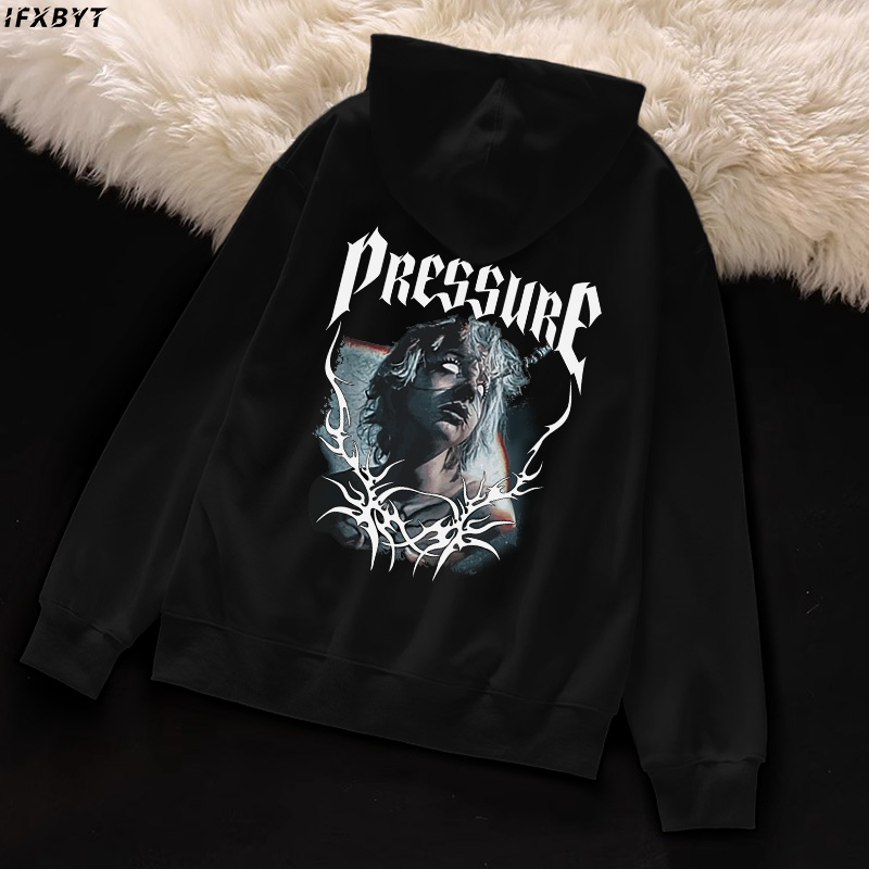 Áo Hoodie Cotton IFXBYT áo nỉ tay dài form rộng cổ tròn unisex 100% cotton-Y0244