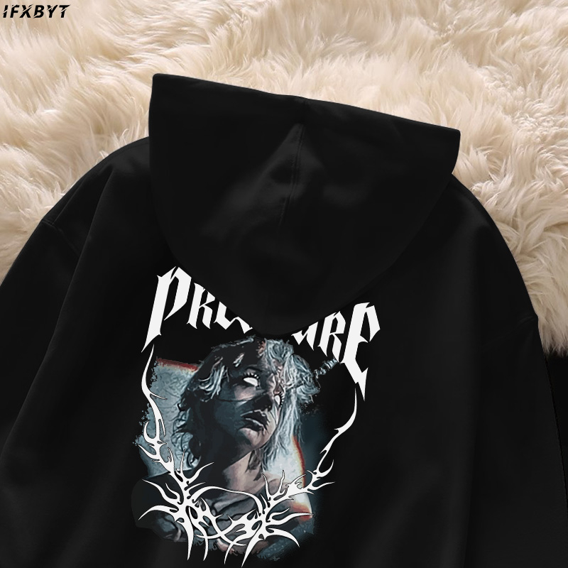 Áo Hoodie Cotton IFXBYT áo nỉ tay dài form rộng cổ tròn unisex 100% cotton-Y0244