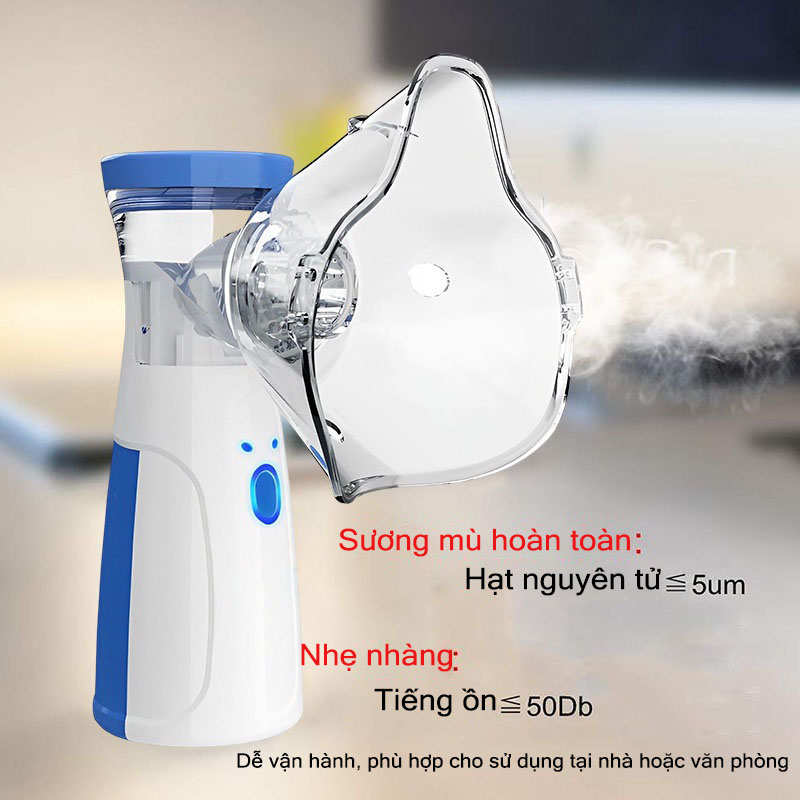 Yunos Máy Xông Mũi Họng Nebulizer Cao Cấp Cho Bé Công Nghệ Nhật Bản Máy Khí Dung Xông Mũi Họng Cầm Tay Giúp Vệ Sinh Mũi