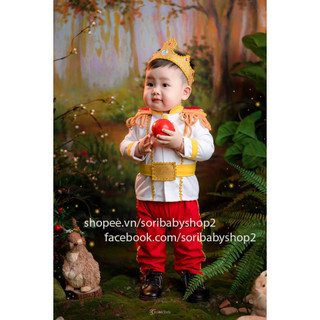 Đồ Chụp Ảnh Cho Bé - Áo Hoàng Tử (Ảnh Thực Tế)