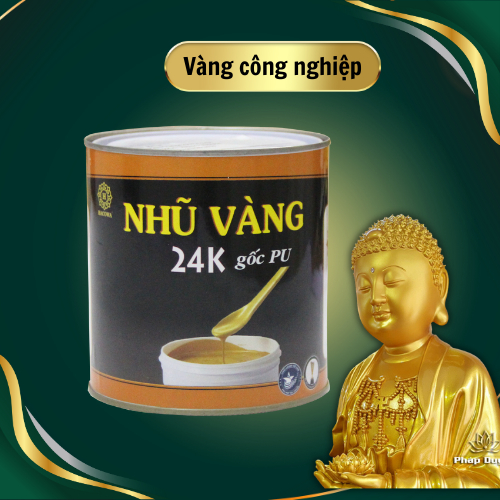 Nhũ vàng 24K gốc dầu