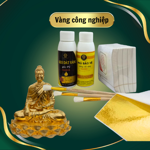 Combo đầy đủ vật liệu dát vàng