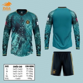 Bộ quần áo bóng đá dài tay clb đức 2022-2023