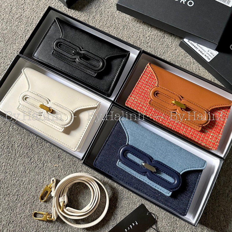 Túi Dáng Ví PD kèm dây đeo size 18cm FULL BOX mới 2023