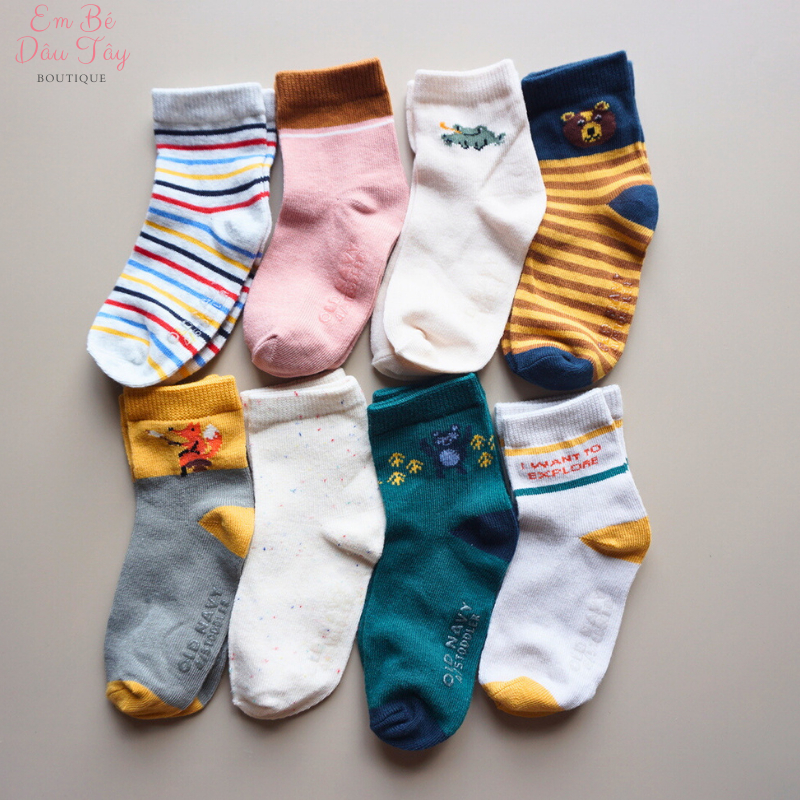 Vớ Cho Bé, Tất Trẻ Em VNXK Cho Bé 6M Đến 5 Tuổi