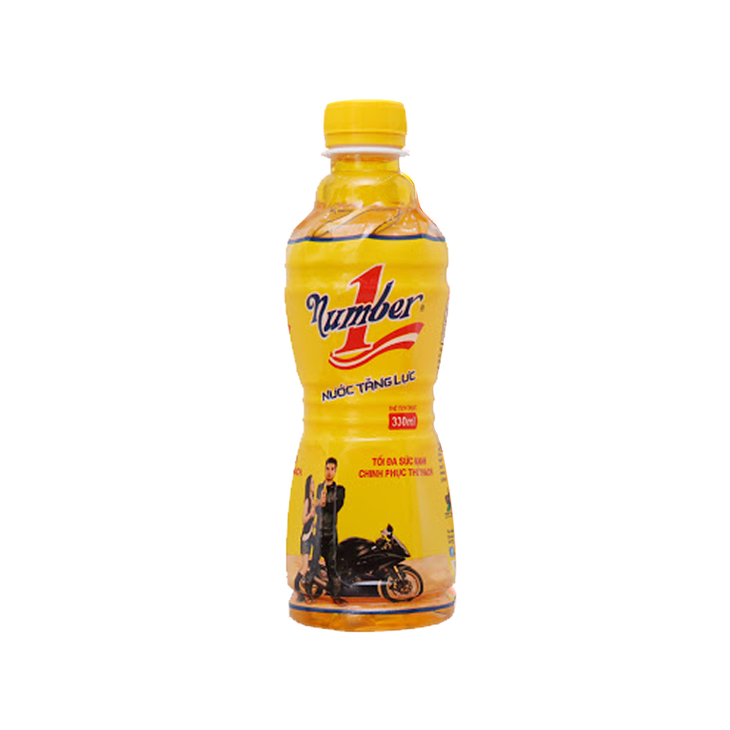 Thùng 24 chai nước tăng lực Number1 330ml