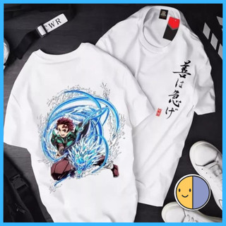 Áo thun thanh gươm diệt quỷ Tanjiro, Áo thun Anime Manga Kimetsu no Yaiba cực ngầu, Chất liệu cotton dày dặn