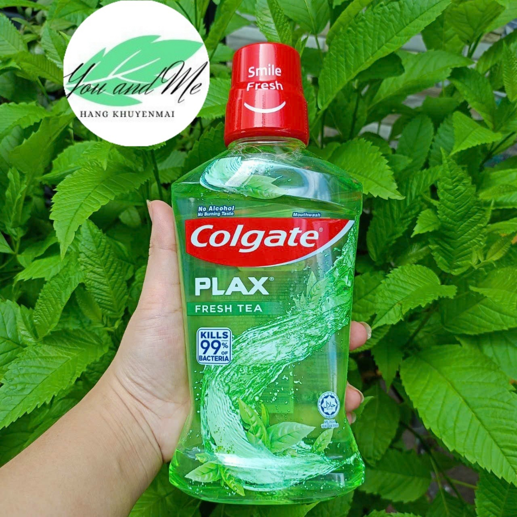 (500ml) Nước súc miệng Colgate Plax bạc hà/ trà xanh/ than hoạt tính