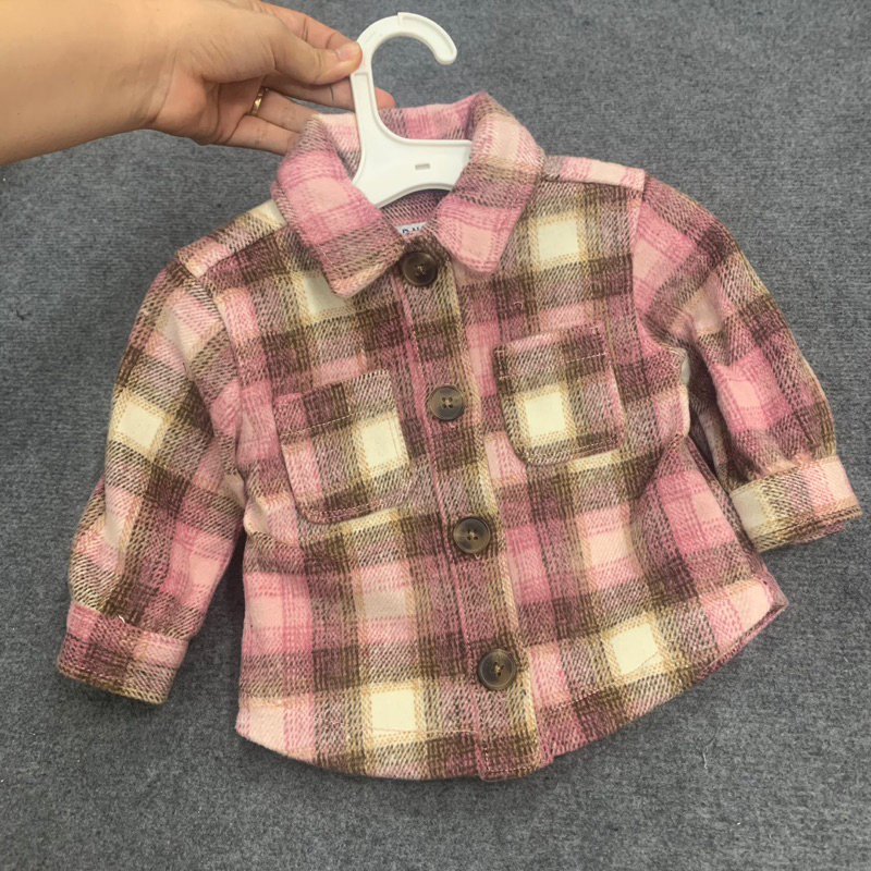 Áo sơ mi dạ cho bé hàng xuất dư xịn chất cực đẹp