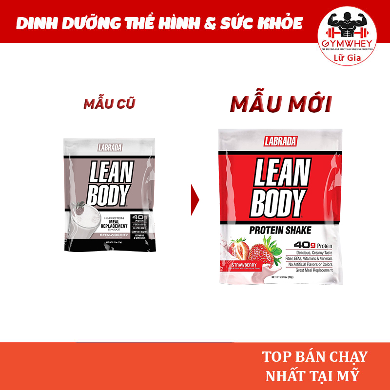 COMBO Lean Body Labrada Gói Dinh Dưỡng Thay Thế Bữa Ăn