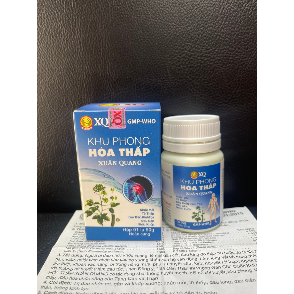 Khớp Khu Phong Hóa Thấp Xuân Quang 50Gram