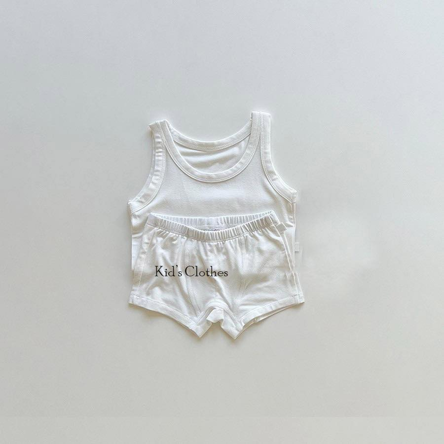 Bộ ba lỗ thun lạnh siêu mát cho bé