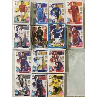 Thẻ cầu thủ bóng đá match attax - Team big six  (được chọn team)