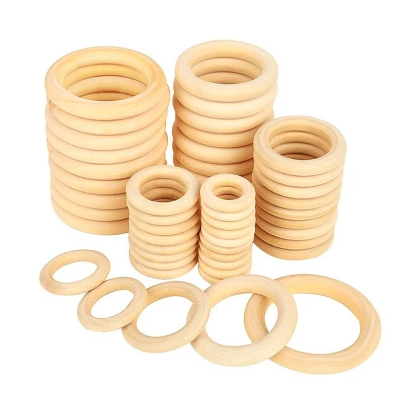 Vòng gỗ thủ công size từ 2_7cm