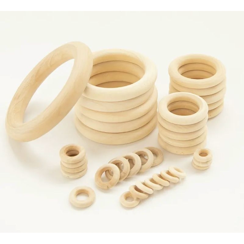 Vòng gỗ thủ công size từ 2_7cm