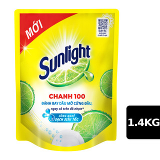 Nước rửa chén/bát Sunlight Chanh túi 1.4kg