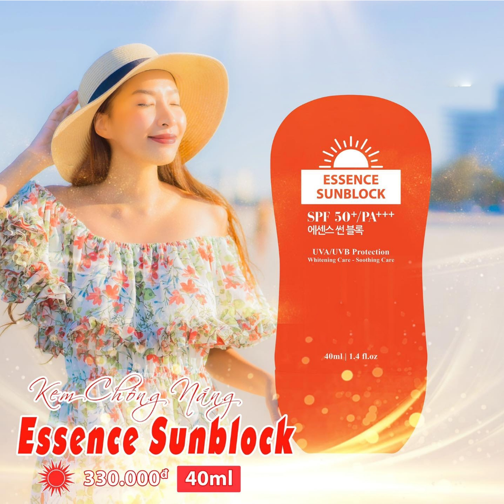 Kem chống nắng Essence Sunblock SPF50+/PA+++ - MADE IN HÀN QUỐC – BẢO VỆ LÀN DA HOÀN HẢO (40ML) - HÀNG CHÍNH HÃNG