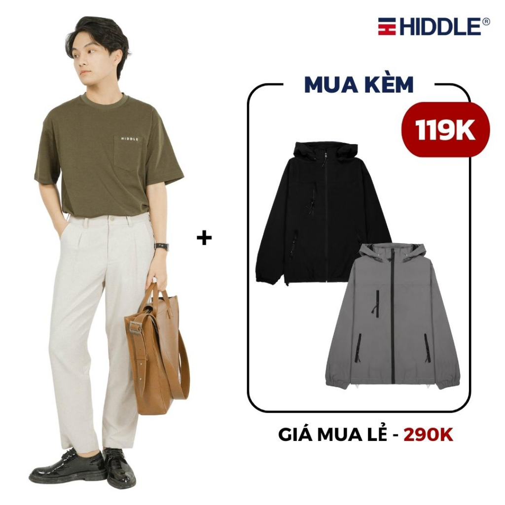 Áo thun nam cổ tròn cotton HIDDLE nhiều size, phông trơn basic tay ngắn nhiều màu | H04-T4