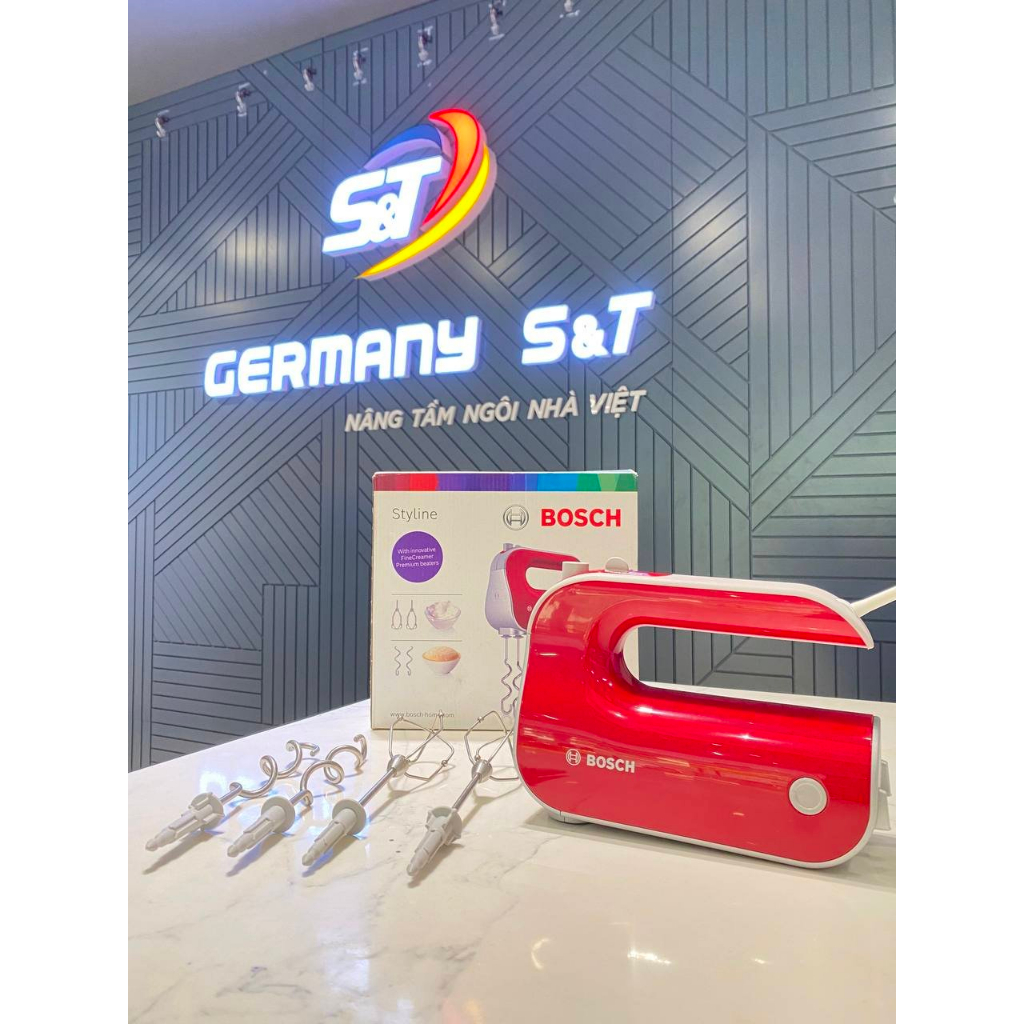 Máy Đánh Trứng Bosch MFQ40303 Nội Địa Đức, máy đánh trứng cầm tay công suất 500W GermanySnT 470001