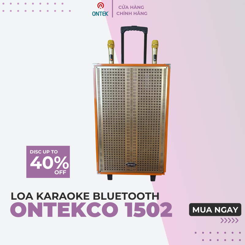 Loa Kéo Karaoke Bluetooth 1502 Chính Hãng