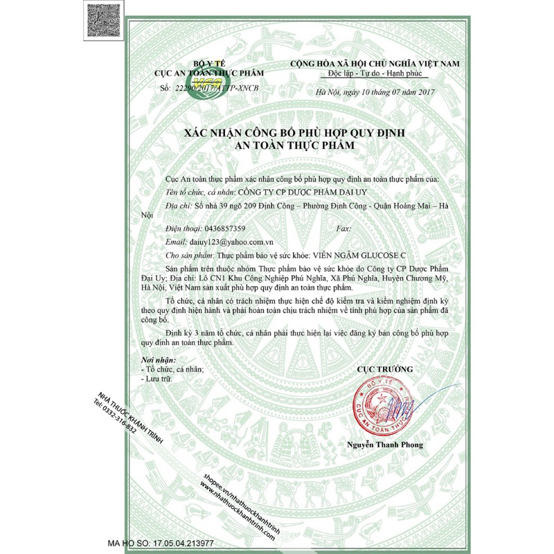 Viên ngậm Gluco C vị cam siêu ngon