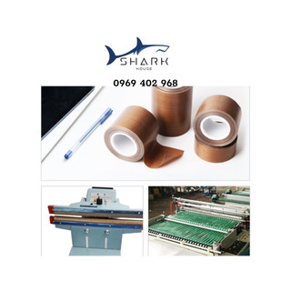 Combo 10 mét vải chịu nhiệt (10mx rộng 5cm) và 5m dây dẫn nhiệt máy hút chân không (rộng 1cm)