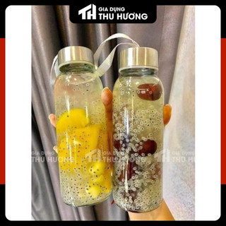Chai thủy tinh nắp dây 300ml - 500ml