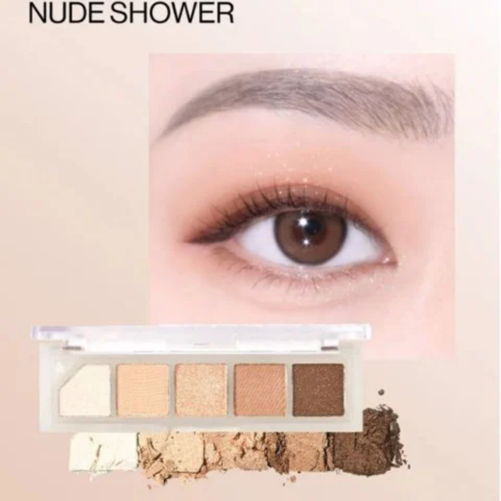 Bảng Phấn Mắt 5 Ô Unleashia Mood Shower Eye Palette 3.7g