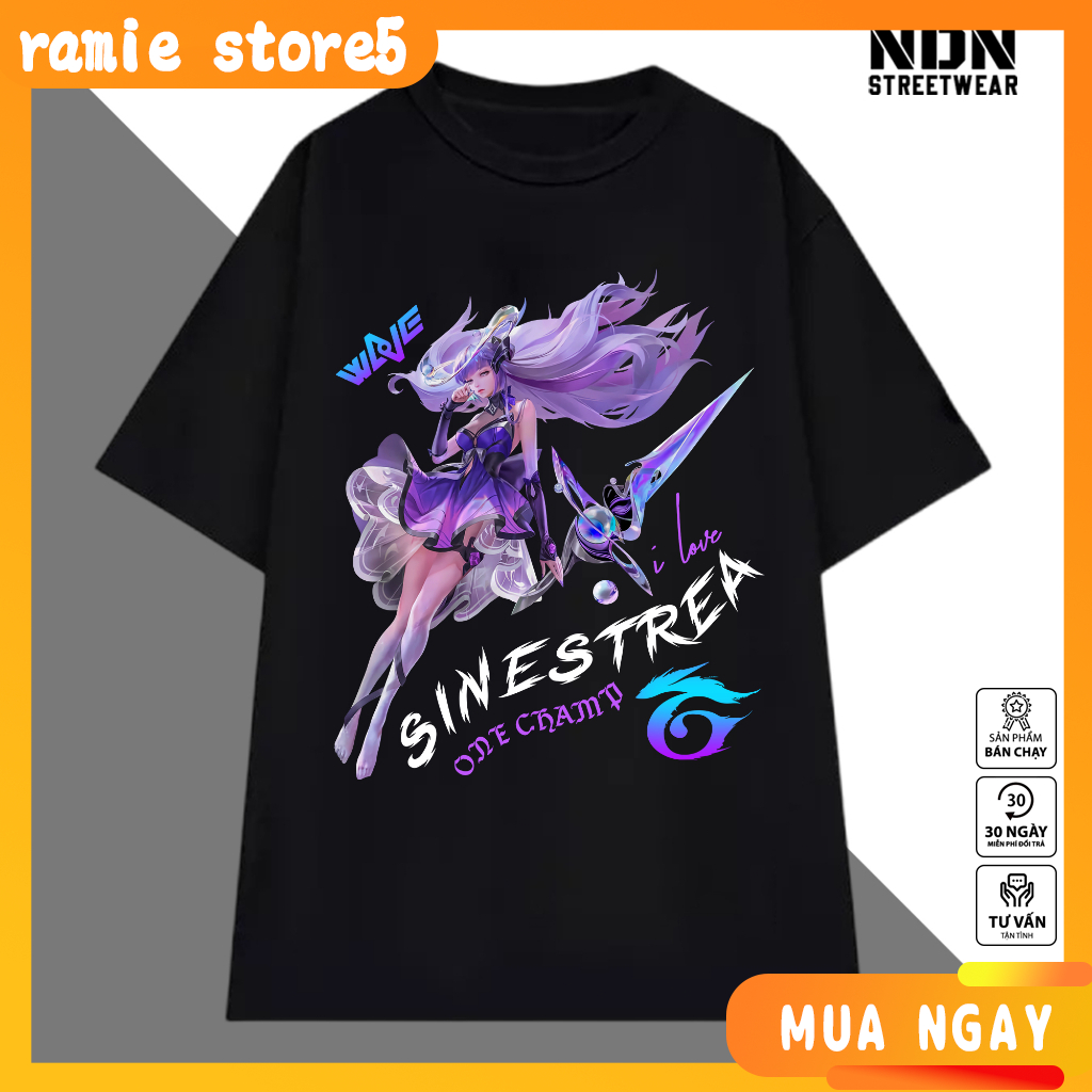 Áo thun Tướng Sinestrea Wave Liên Quân phong cách trẻ trung năng động