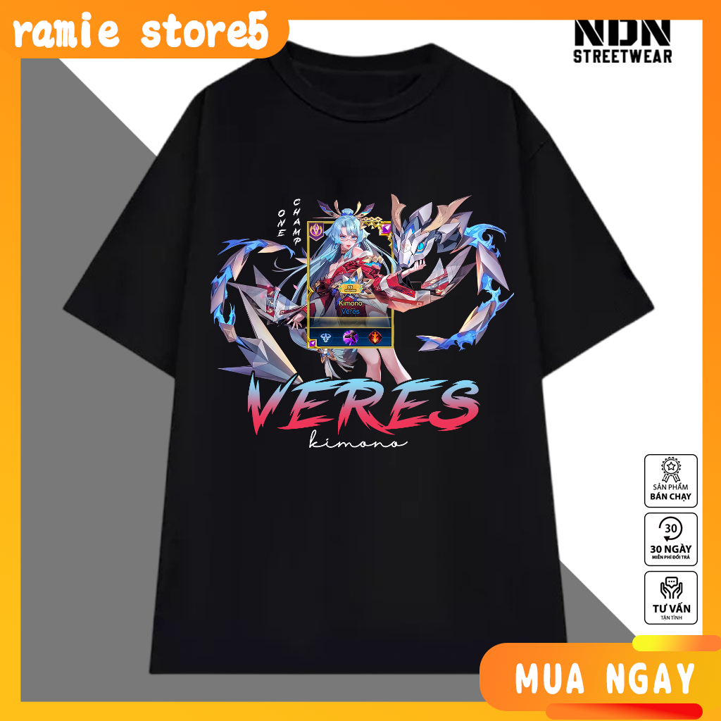 Áo thun Veres Kimono Liên Quân Nam phong cách trẻ trung năng động