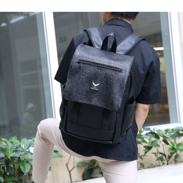 Balo laptop nam nữ Bellis Backpack 515 - Chất liệu da PU nhập khẩu cao cấp - Thương hiệu LAZA