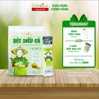 Bột diếp cá sấy lạnh nguyên chất dalahouse cấp ẩm sáng da hộp 20 gói x 3g