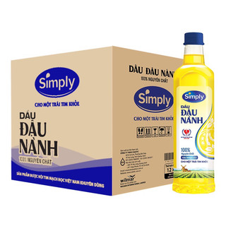 Dầu đậu nành Simply chai 1 lít