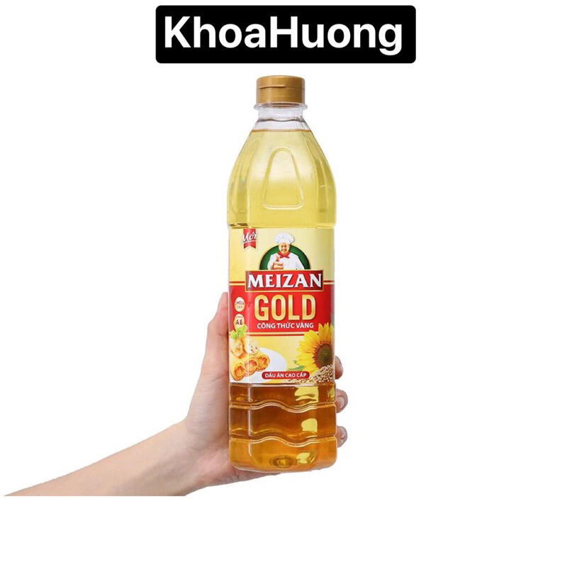 Dầu ăn cao cấp Meizan Gold chai 1 lít