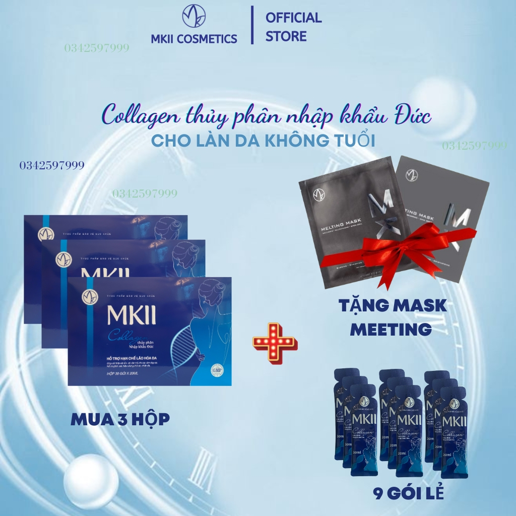 COLLAGEN THỦY PHÂN MKII COSMETICS - NHẬP KHẨU ĐỨC HỘP 30 GÓI