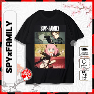 Áo Thun In Hình Anime Spy X Family, Áo thun Anime hinh in sắc nét, Chất vải cotton co dãn thoáng mát 4 chiều
