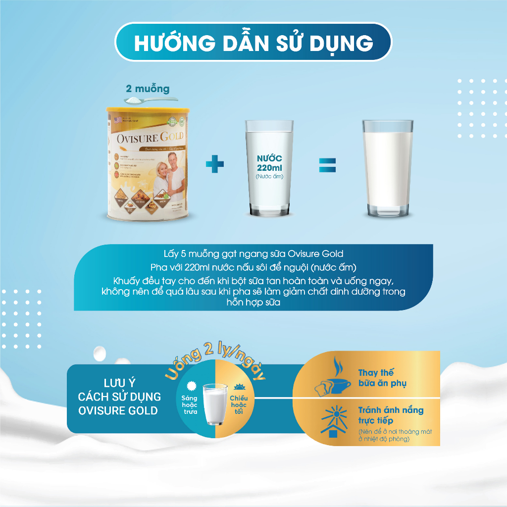 Sữa Hạt Xương Khớp Ovisure Gold 650g Chính Hãng, Sữa Hạt Thuần Chay Bổ Sung Canxi, Dinh Dưỡng Cho Người Bệnh Xương Khớp