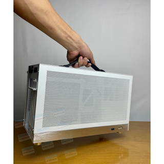 [PCNGON] Vỏ case máy tính Mini ITX Shiny Snake S400 – Trắng (Kèm Riser 3.0)