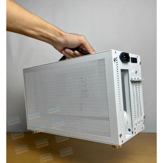 [PCNGON] Vỏ case máy tính Mini ITX Shiny Snake S400 – Trắng (Kèm Riser 3.0)