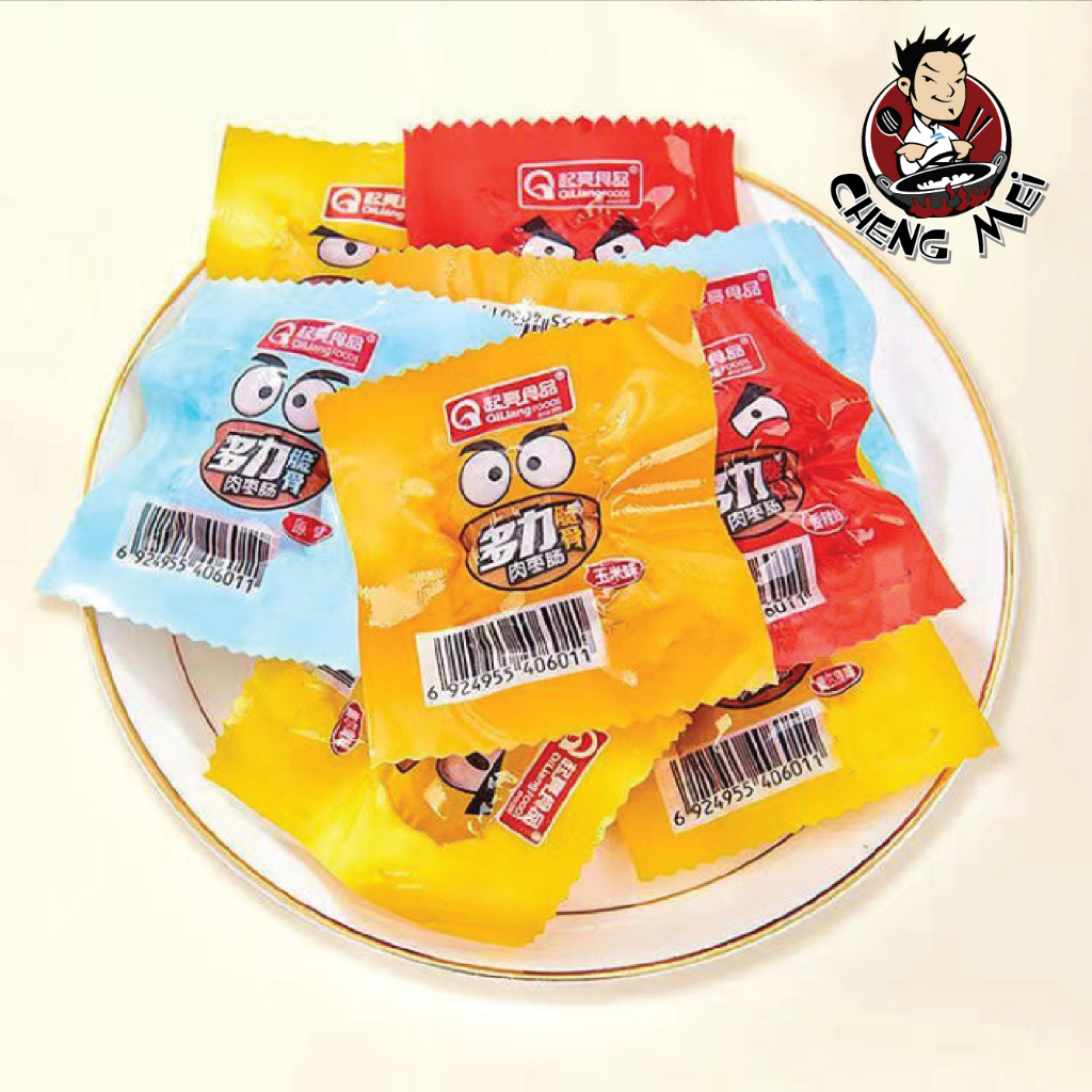 Xúc Xích Sụn Mini Gà Gói 2 Viên Bi Nhiều Vị Đồ Ăn Vặt Trung Quốc