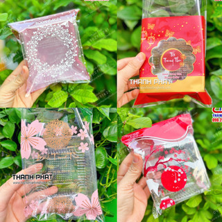 100 Khay túi dán miệng đựng bánh trung thu 250g -300g