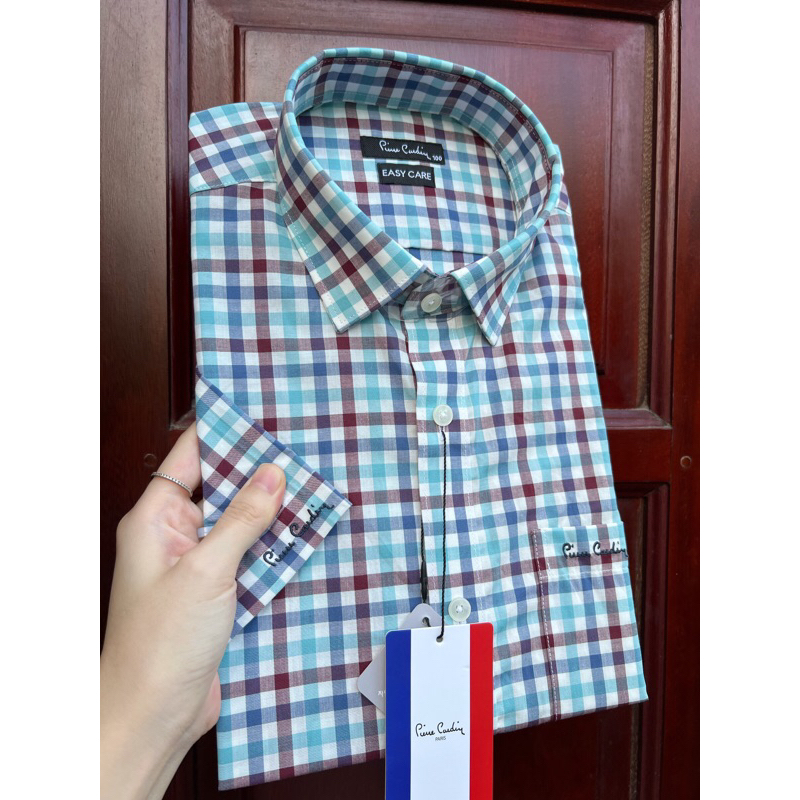 Sơ mi cộc tay nam Pier.re Car.din 10 mầu slimfit