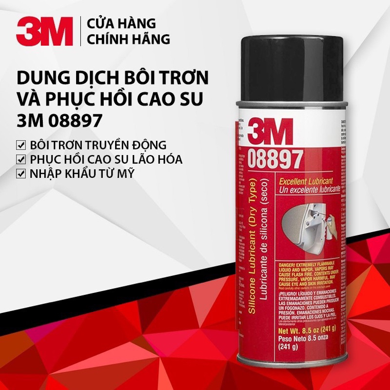 Dung dịch bôi trơn và tái tạo nhựa 3M™ 08897 HÀNG CHÍNH HÃNG 100% NHẬP MỸ