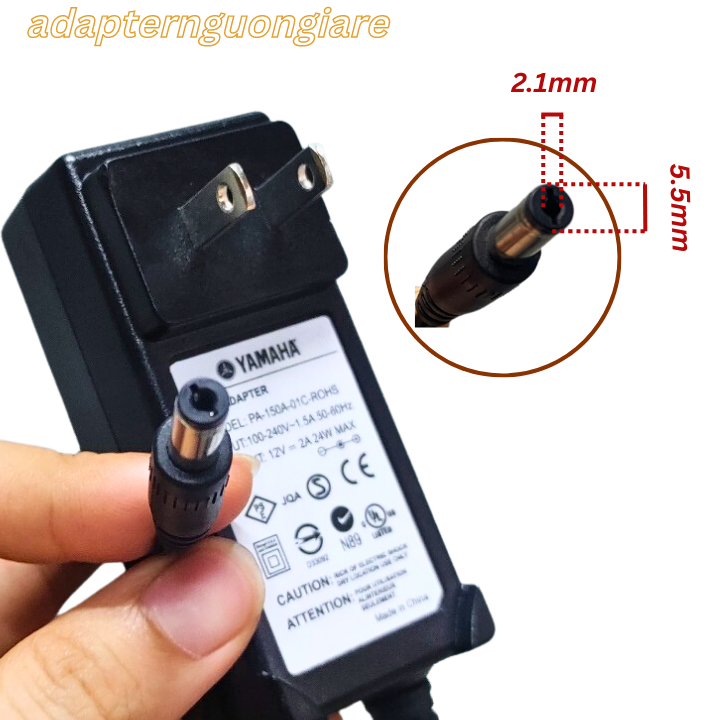 Dây sạc nguồn đàn yamaha PSR-E433 PSR-E453 E433 E453 dailyphukien