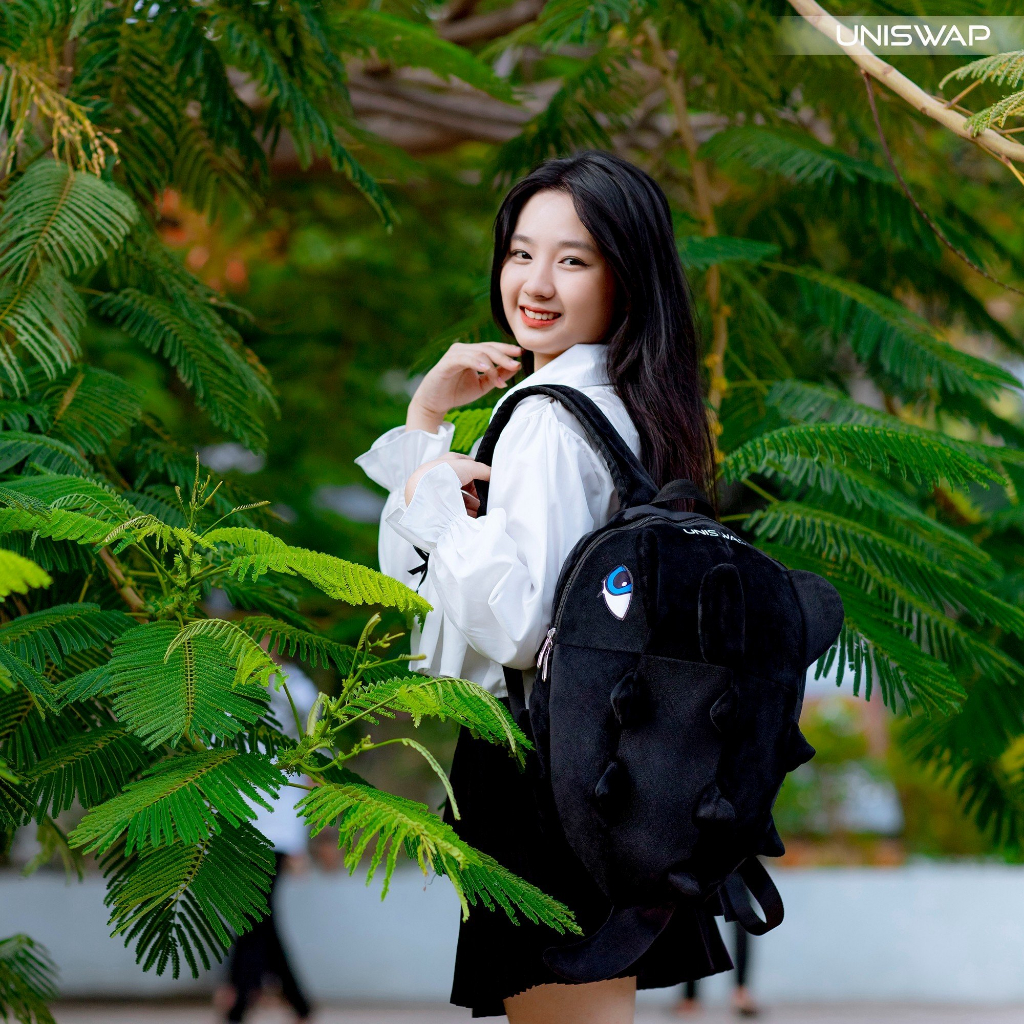 CẶP ĐI HỌC  SIÊU CUTE - VẢI NHUNG